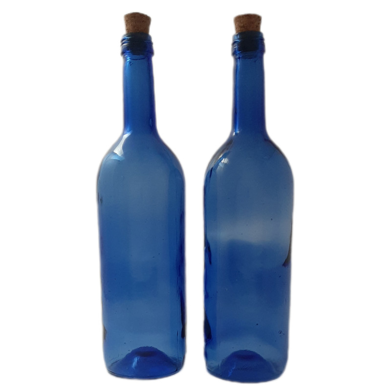 بطری شیشه ای مدل آب خورشیدی ساده بسته 2 عددی
