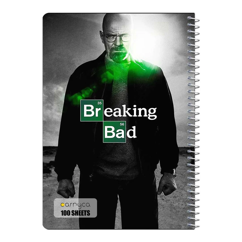 دفتر مشق 100 برگ سیمی کارنیکا طرح بریکینگ بد Breaking Bad کد 13192