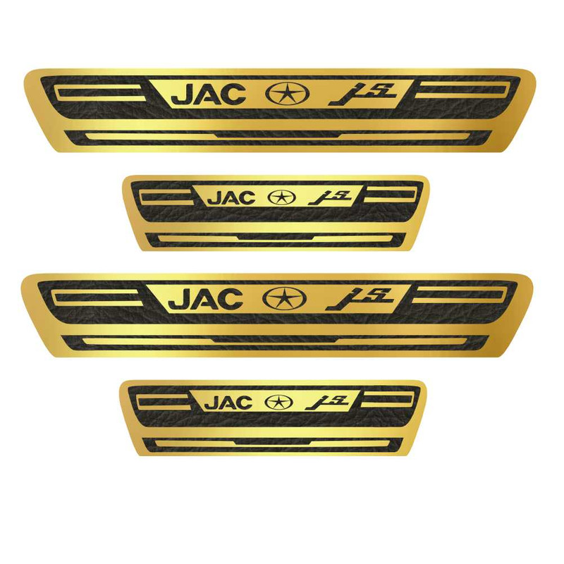 برچسب پارکابی خودرو کد A024 مناسب برای Jac J5 بسته 4 عددی