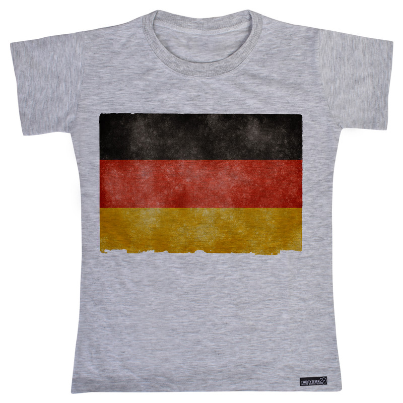 تی شرت آستین کوتاه دخترانه 27 مدل Germany کد MH716