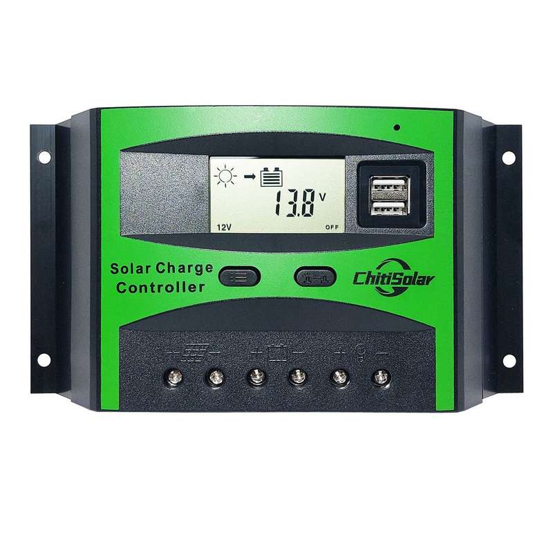 کنترل کننده دیجیتال شارژ خورشیدی چیتی سولار مدل PWM-30A