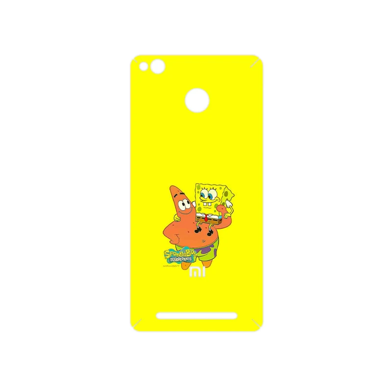 برچسب پوششی ماهوت مدل SpongeBob SquarePants مناسب برای گوشی موبایل شیائومی Redmi 3 Pro