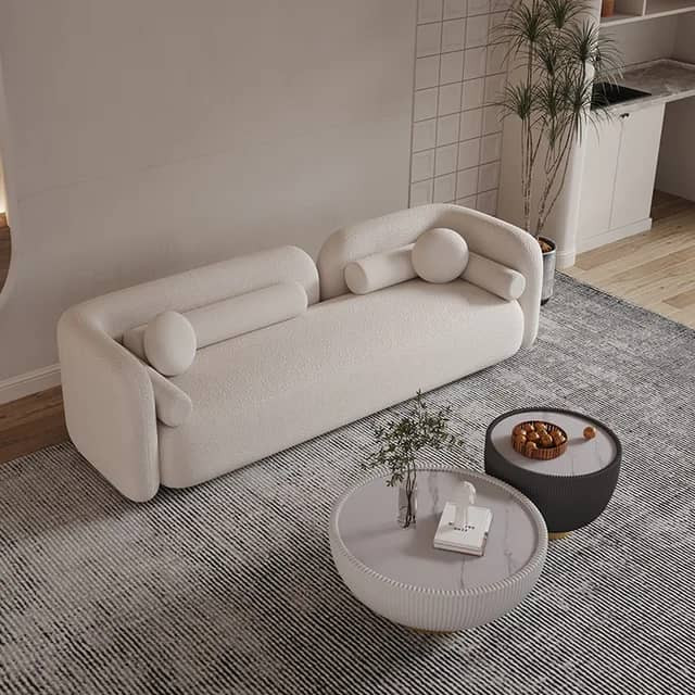 مبل راحتی سه نفره شاهان دکور مدل مینیمال
