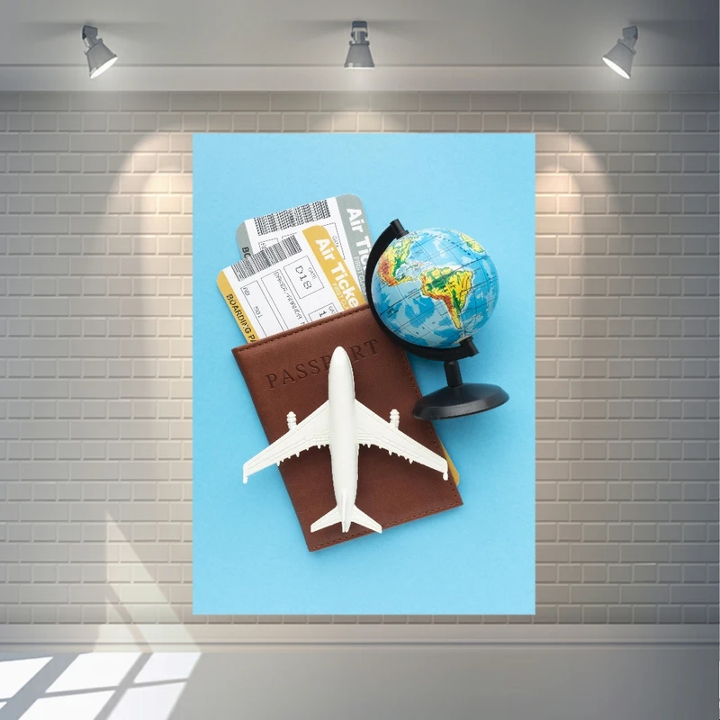 تابلو بوم طرح آژانس هواپیمایی مدل SDB4540