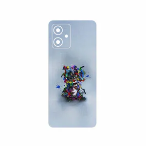 MAHOOT Collage of surreal Portrait of Women 4 Cover Sticker for Motorola Moto G54