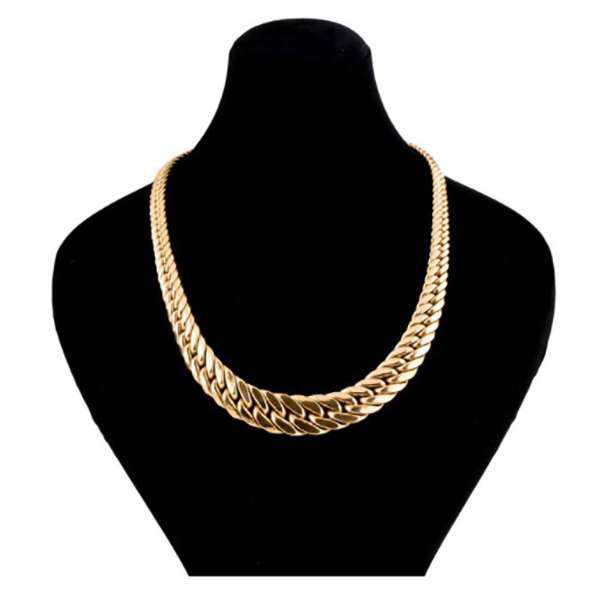 گردنبند طلا 18 عیار زنانه دوست خوب مدل dk657