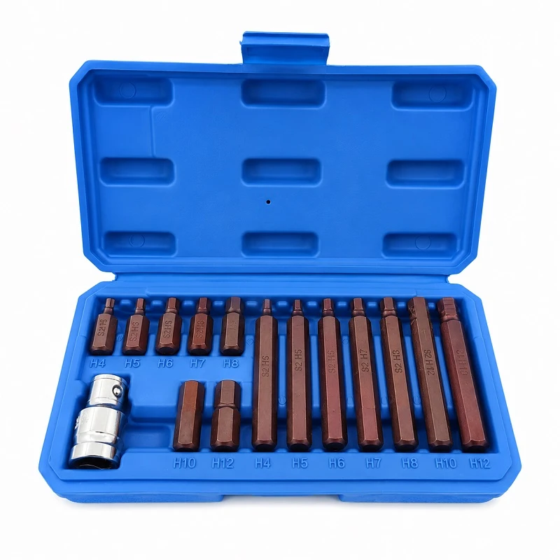 جعبه بیت شش گوش مدل BH-15 مجموعه 15 عددی