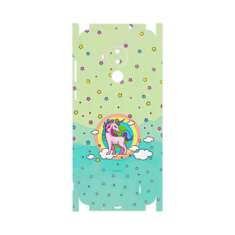 برچسب پوششی ماهوت مدل Rainbow unicorn adventure-FullSkin مناسب برای گوشی موبایل نوکیا C30