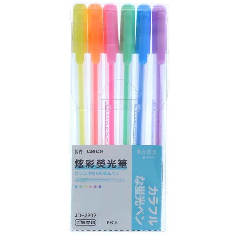 خودکار مدل پاستیلی JINDAN2202 بسته 6 عددی