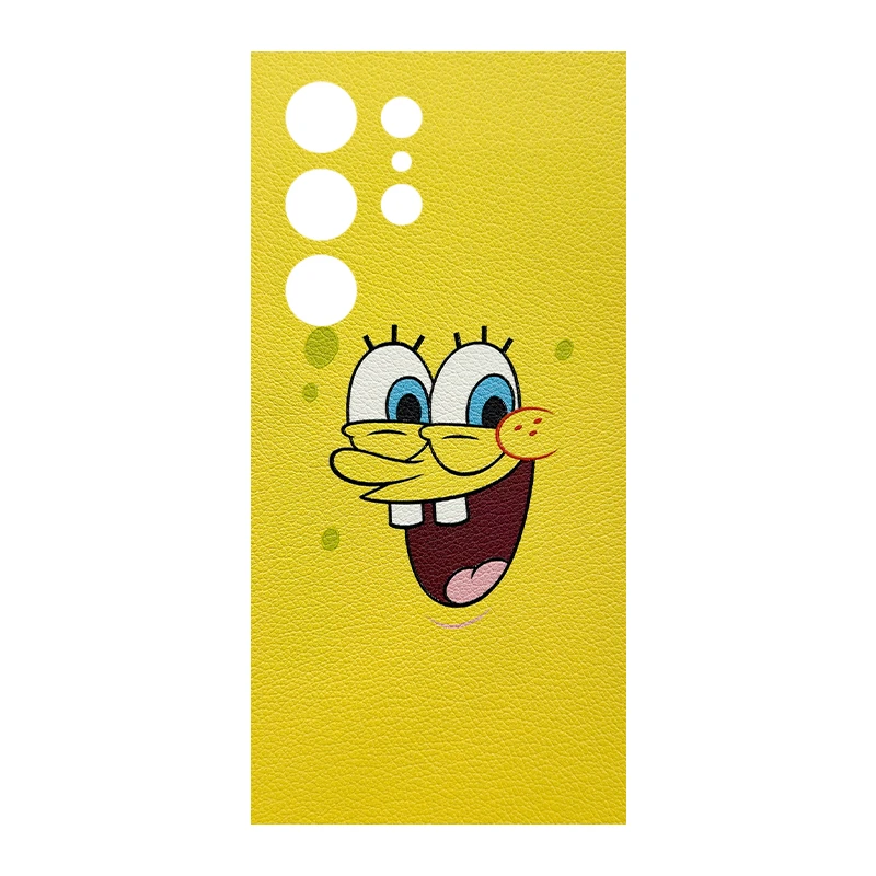 برچسب پوششی ریمکس مدل Leth طرح باب اسفنجی مناسب برای گوشی موبایل سامسونگ Galaxy S24 Ultra