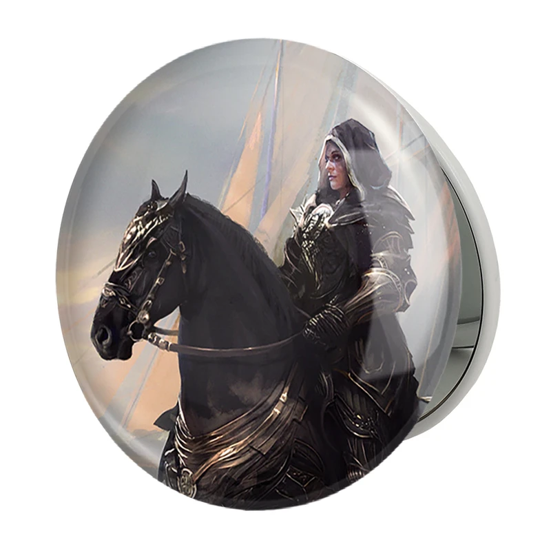 آینه جیبی خندالو طرح بازی اسکایریم (Skyrim) مدل تاشو کد 32757