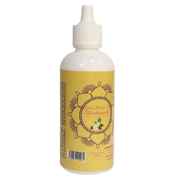 روغن تقویت کننده مو و ابرو ریش و سبیل مرهم یاب مدل بهار نارنج حجم 80 میلی لیتر روغن تقویت کننده مو و ابرو ریش و سبیل مرهم یاب مدل بهار نارنج حجم 80 میلی لیتر