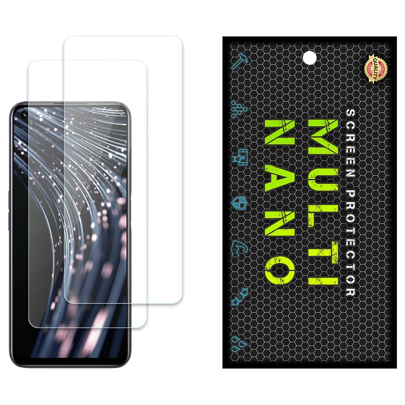 محافظ صفحه نمایش مولتی نانو مدل X-S2N مناسب برای گوشی موبایل ریلمی V25 بسته دو عددی