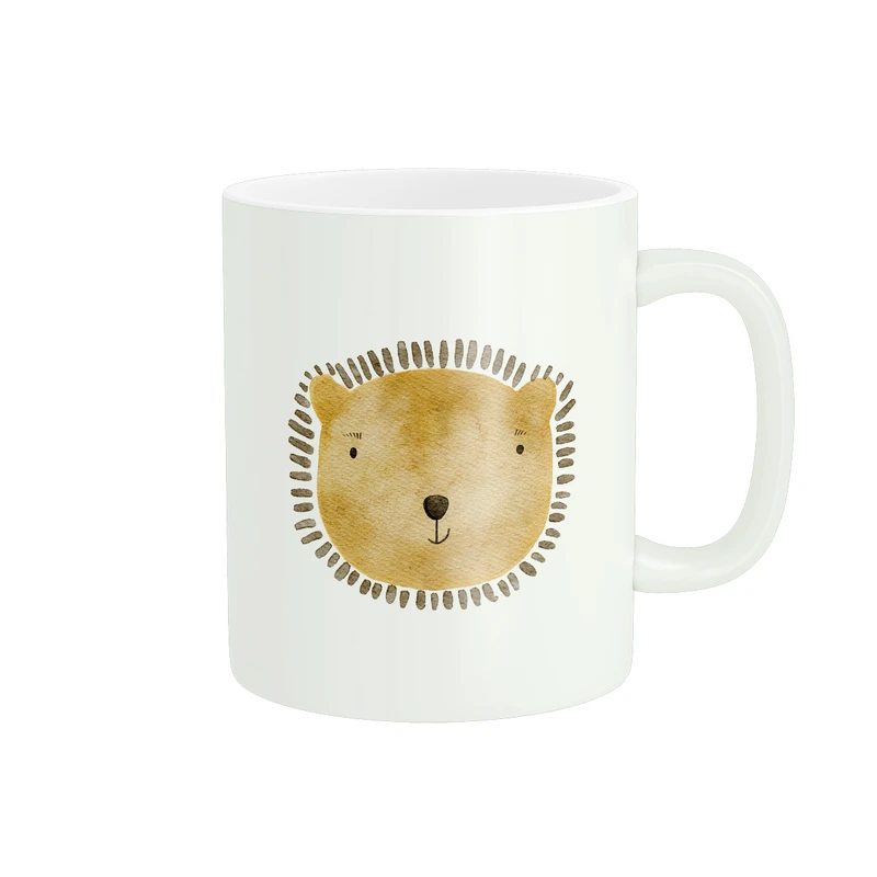 ماگ طرح حیوان شیر مینیمال کد 0126