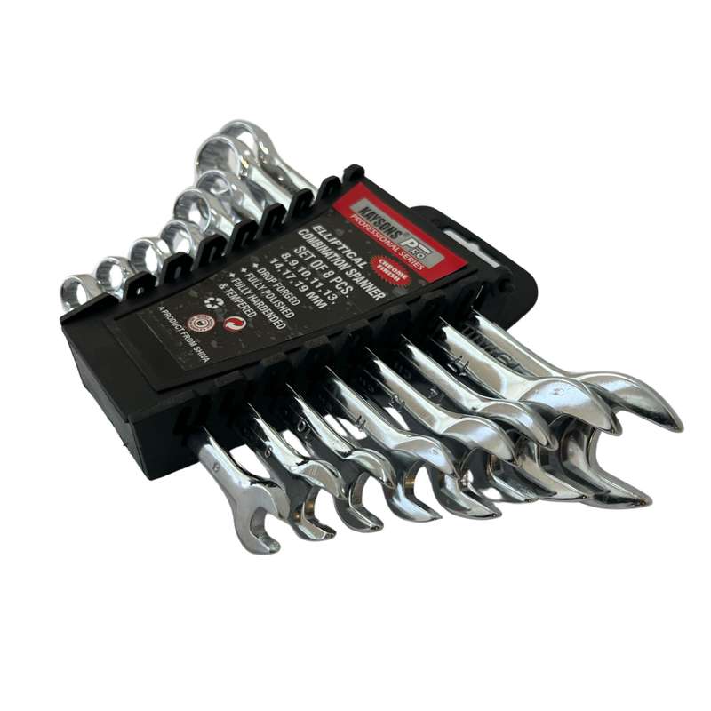 مجموعه 8 عددی آچار یکسر تخت و یکسر رینگی کایسونس مدل Elliptical