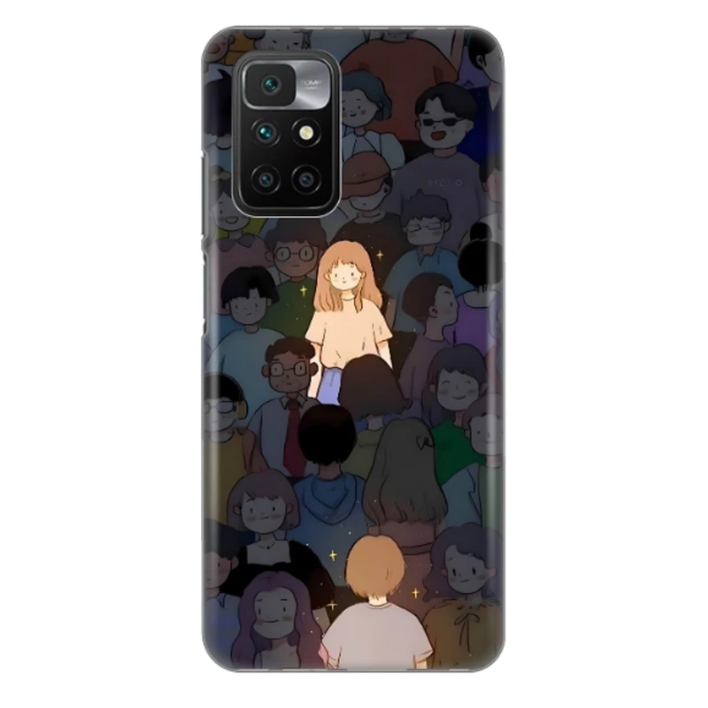 کاور طرح ست دختر کد DIMO-061 مناسب برای گوشی موبایل شیائومی redmi 10 / 10 prime