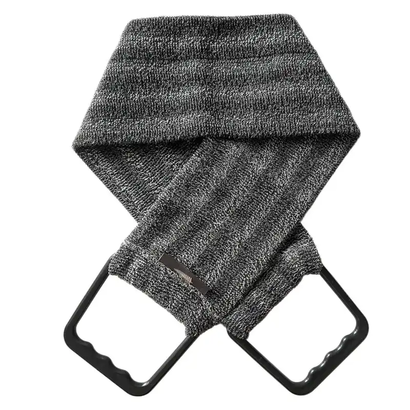 لیف ماساژ کارامل مدل CARBONIZED BAMBOO GLOVE بسته 2عددی