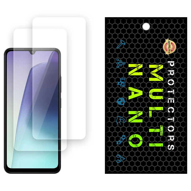 محافظ صفحه نمایش شفاف مولتی نانو مدل X-S2N مناسب برای گوشی موبایل شیائومی Poco M7 5G بسته دو عددی