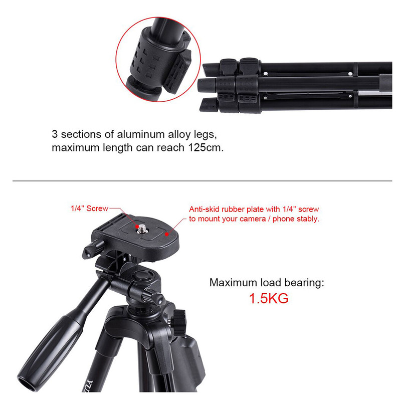 سه پایه دوربین مدل فینکس TTX-9218