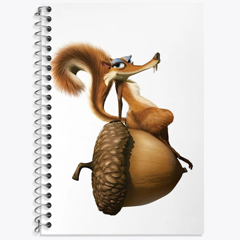 دفتر لغت 50 برگ خندالو طرح عصر یخبندان کد N2876