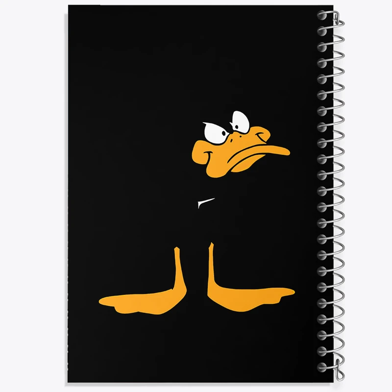 دفتر ژورنال نویسی 50 برگ خندالو مدل نقطه ای طرح دافی داک (Daffy Duck) کد N5754