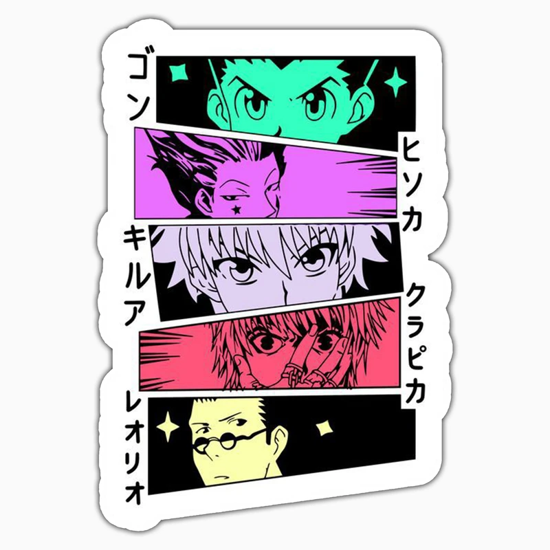 استیکر لپ تاپ و موبایل بووم طرح انیمه Hunter X Hunter کد MD53