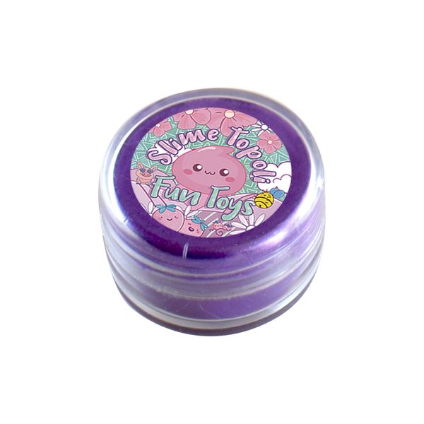تجریه خرید پودر رنگ اسلایم تپلی مدل Metali Violet