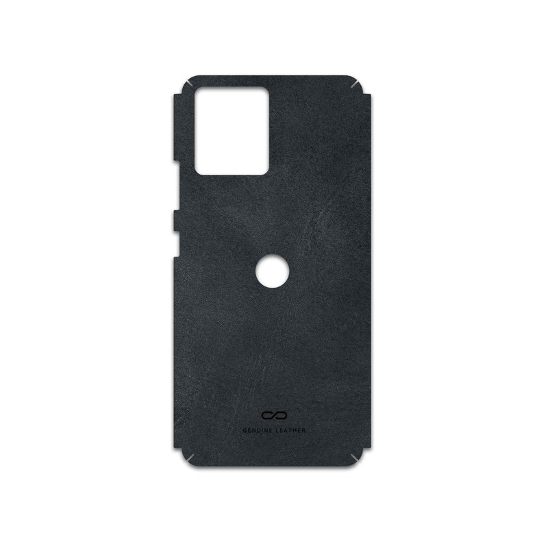 برچسب پوششی ماهوت مدل Graphite-Buffalo-Leather مناسب برای گوشی موبایل موتورولا Edge 30 Fusion