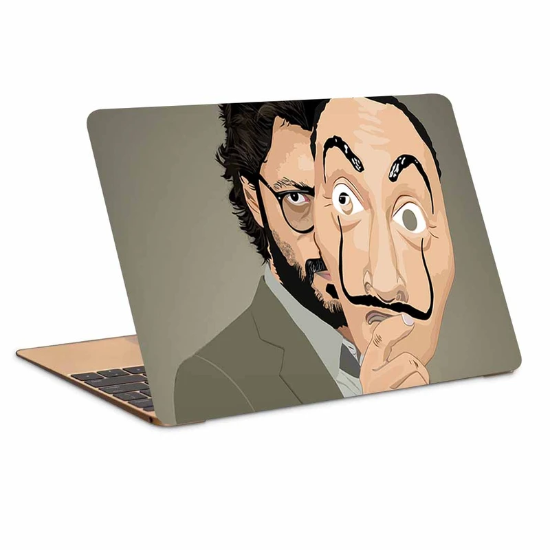 استیکر لپ تاپ طرح money heist کد N-383 مناسب برای لپ تاپ 15.6 اینچ
