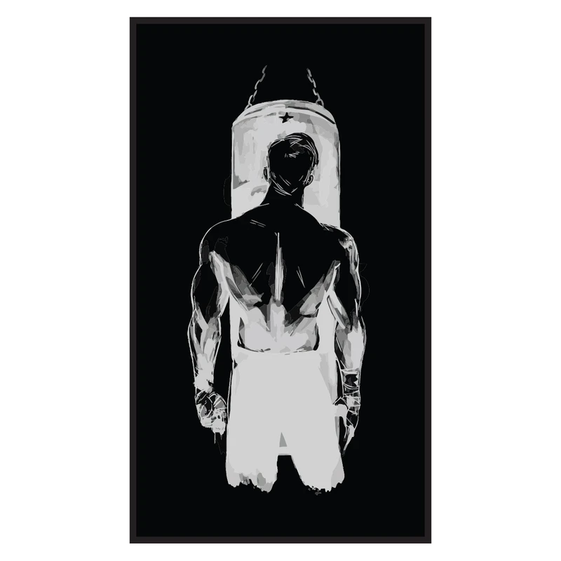 استیکر لپ تاپ پویا مارکت طرح بوکسور کد 3610