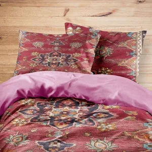 سرویس روتختی مدوپد طرح فرش خمین مدل C-khomein04 یک نفره 4 تکه