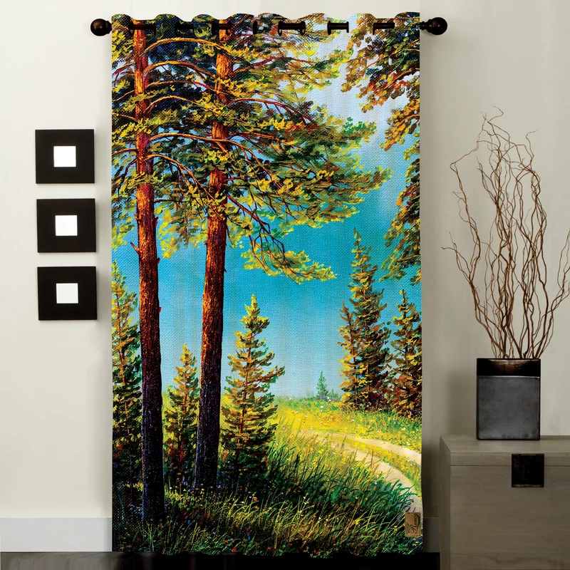  پرده رنس مدل CC5-50342 ارتفاع 270x138 سانتی‌متر 