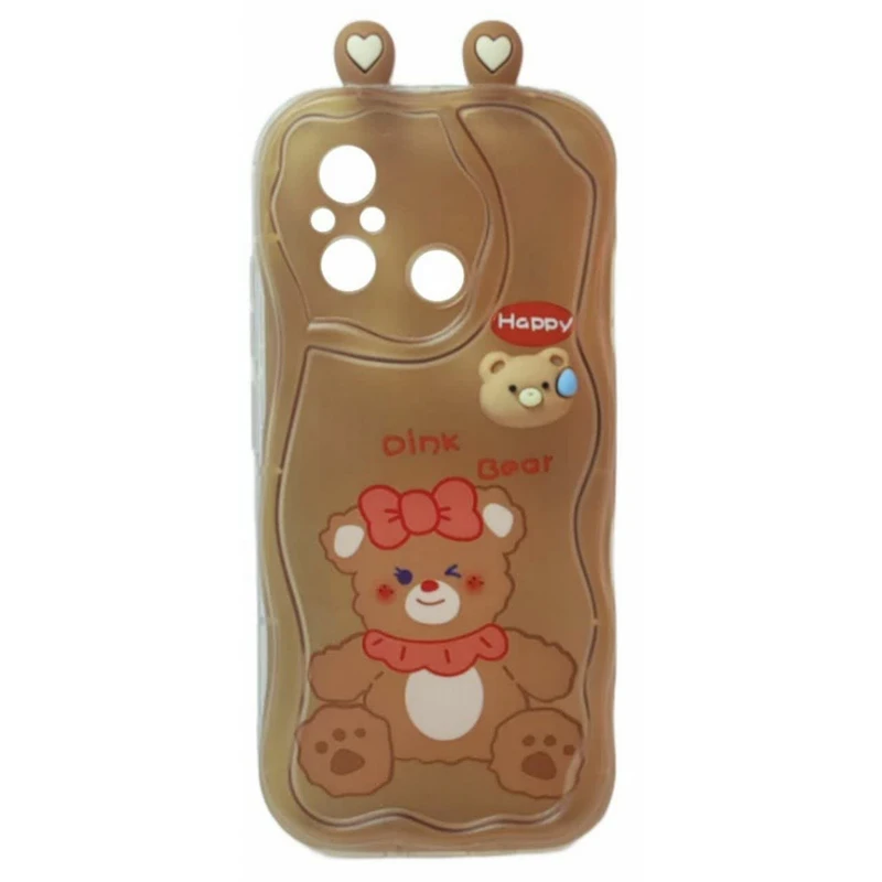 کاور قاب آوش طرح عروسکی مدل 410aa مناسب برای گوشی موبایل شیائومی REDMI 12C