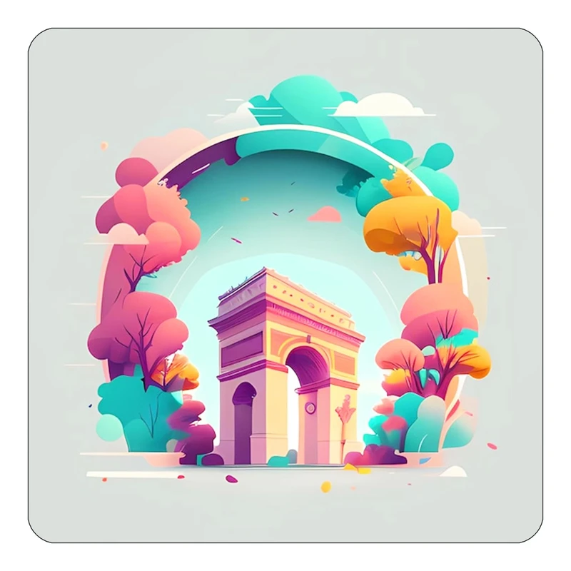 مگنت کاکتی طرح پاریس Paris مدل mp59998