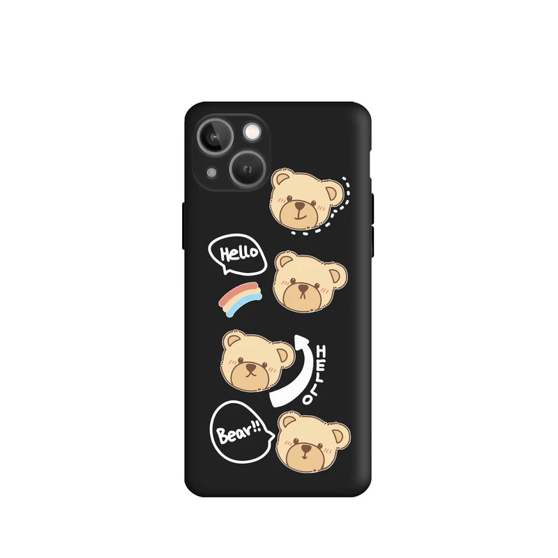 کاور قاب گارد طرح خرس بیر کد m6807 مناسب برای گوشی موبایل اپل iphone 13 mini