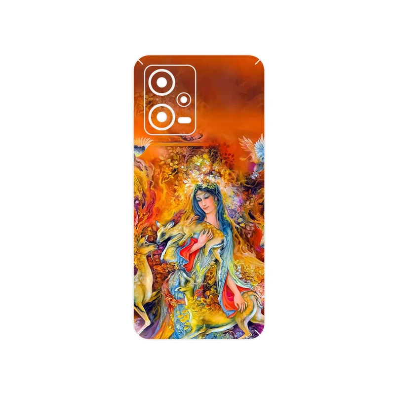 برچسب پوششی ماهوت مدل Persian miniature 2 مناسب برای گوشی موبایل شیائومی Redmi Note 12 5G