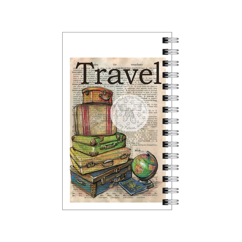 دفترچه یادداشت مدل to do list طرح سفر و مسافرت و چمدان کد 8245666