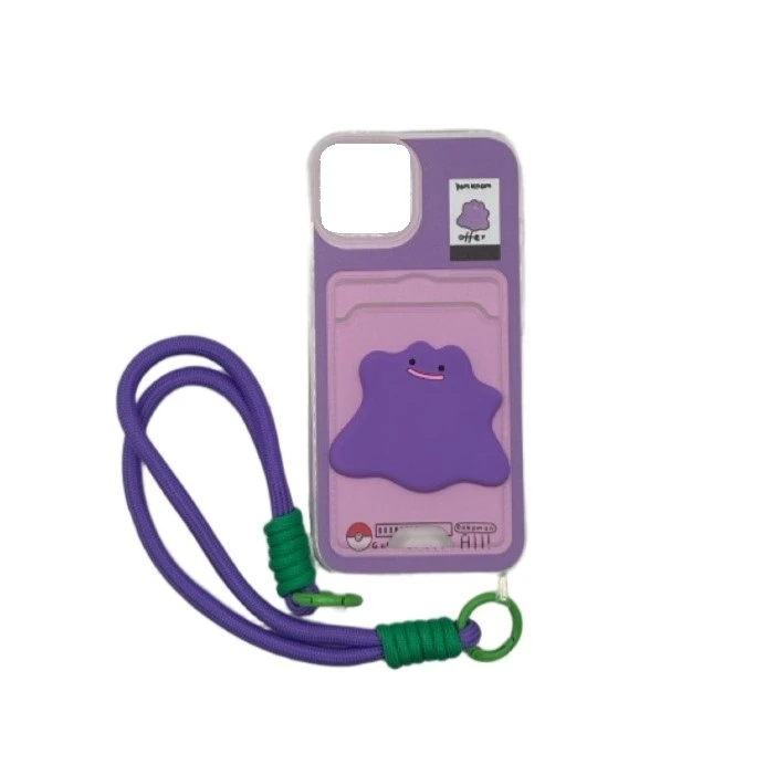 کاور مدل پوکی مون طرح عروسکی مناسب برای گوشی موبایل اپل IPhone 15 Pro Max به همراه بندآویز