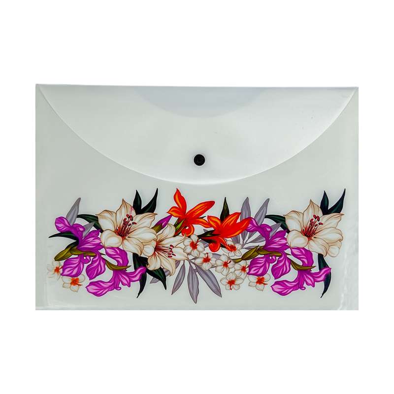 پوشه دکمه دار پیلاوران مدل فانتزی جیب دار طرح گل کد 01