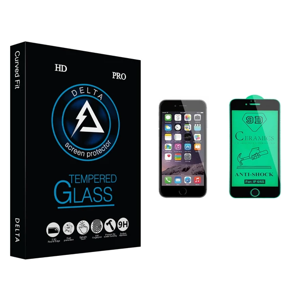 محافظ صفحه نمایش سرامیکی دلتا مدل HD مناسب برای گوشی موبایل اپل iPhone 6