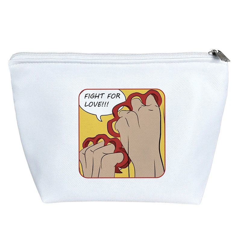 کیف لوازم آرایش دخترانه خندالو مدل جنگ برای عشق کد 8805