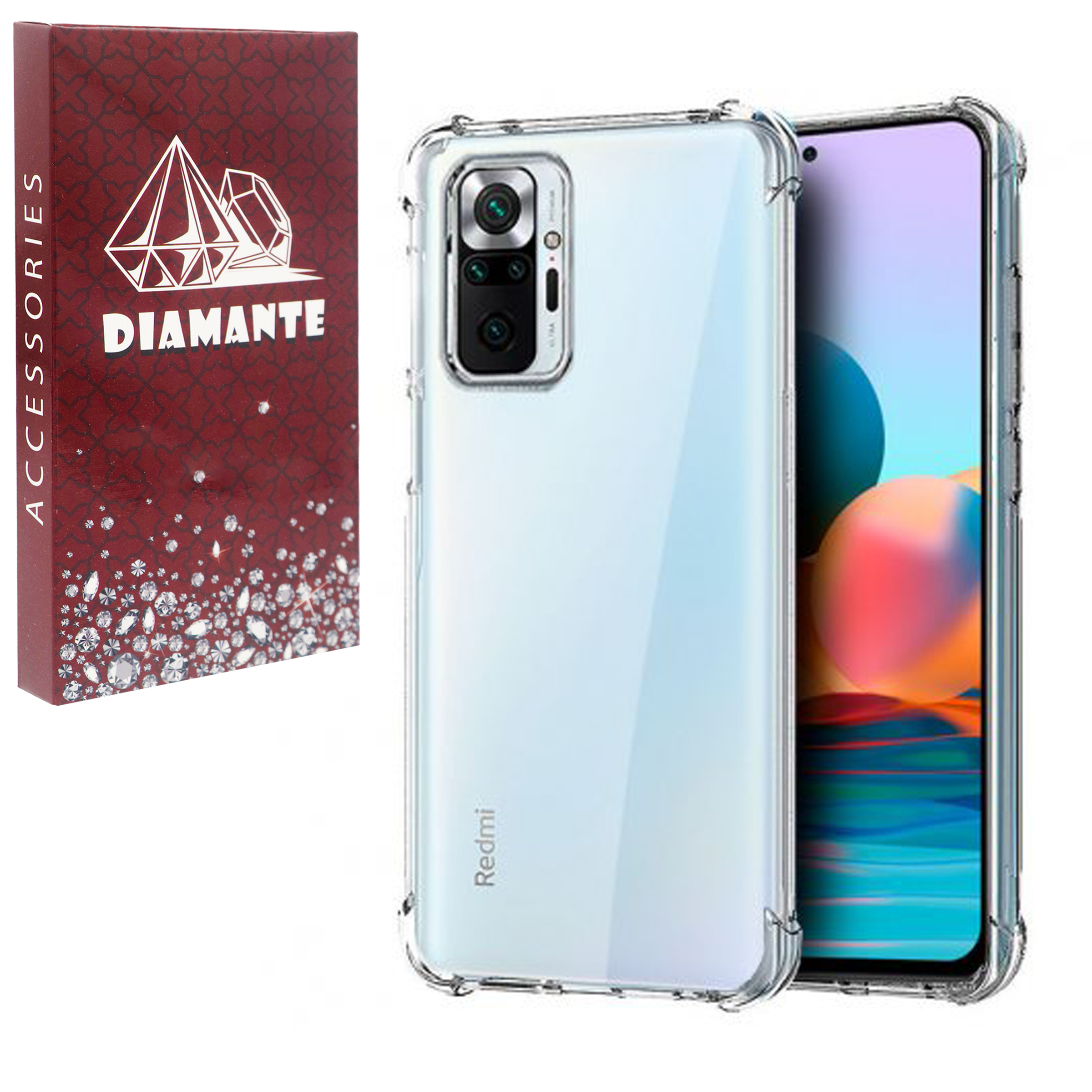 کاور دیامانته مدل ساده مناسب برای گوشی موبایل شیائومی Redmi Note 10 Pro 4G