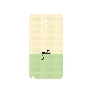 MAHOOT Minimal Internet Cat Icon Cover Sticker for Samsung Galaxy Note 3