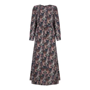 پیراهن ساحلی یقه گرد زنانه السانا کد 220304