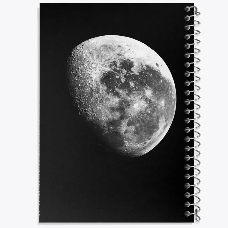 دفتر ژورنال نویسی 50 برگ خندالو مدل نقطه ای طرح ماه کد 25357