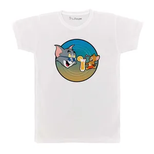 تی شرت بچگانه پرمانه طرح tom and jerry کد pmt.2938