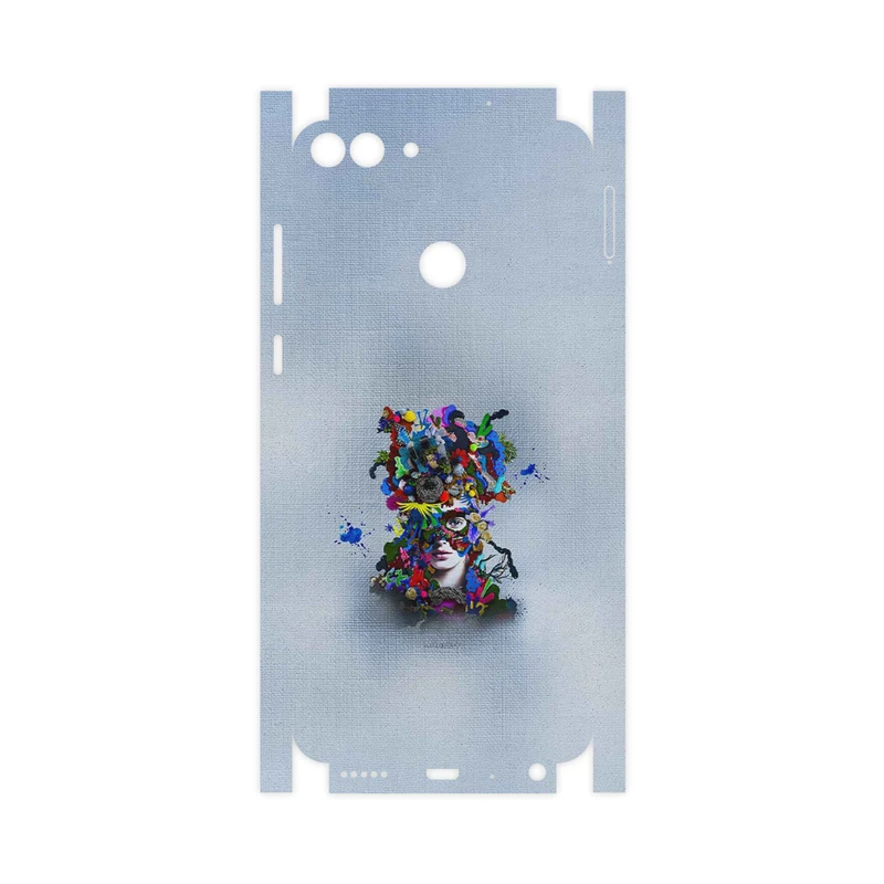 برچسب پوششی ماهوت مدل Collage of surreal Portrait of Women 4-FullSkin مناسب برای گوشی موبایل هوآوی P Smart