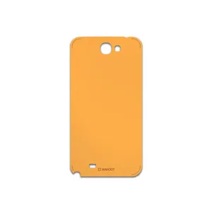 MAHOOT Matte-Orange Cover Sticker for Samsung Galaxy Note 2