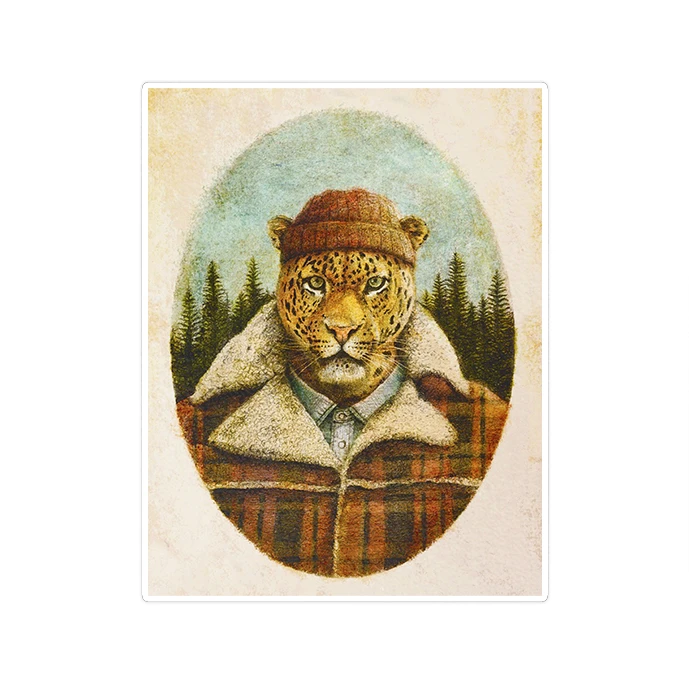 استیکر لپ تاپ ماسا دیزاین طرح Tiger مدل STKA00462