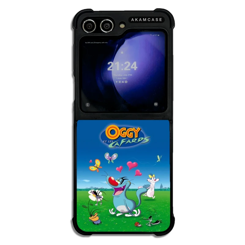 کاور آکام مدل AMC-WSGZFLIP5-OGGY-10 مناسب برای گوشی موبایل سامسونگ Galaxy Z Flip 5